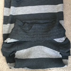 Short sleeves short soft woollen dress